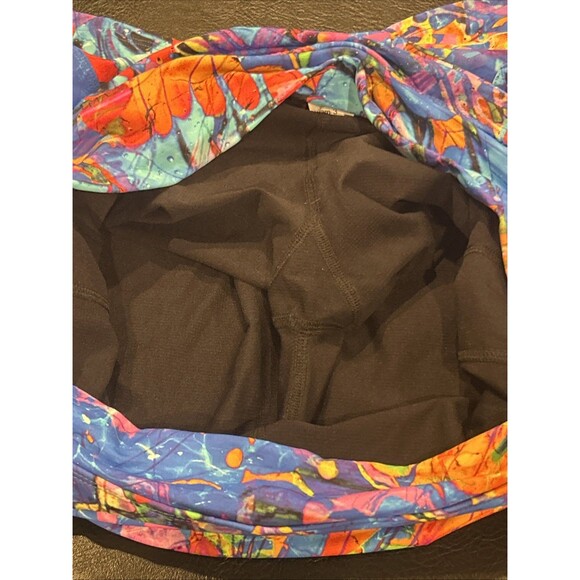 DONA JO Skort Women's XL (3) Lined Floral Paint Tennis Golf Pickleball Skirt - Picture 3 of 9